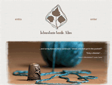 Tablet Screenshot of laboratoriotessilealice.it